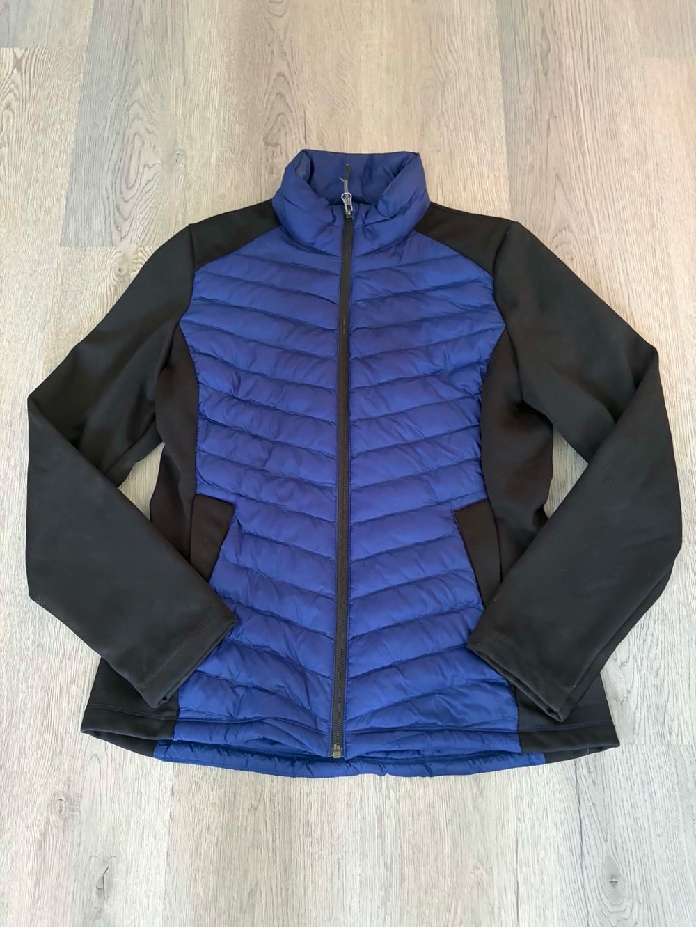 32 Degrees Heat Hybrid Quilted Puffer Jacket Zip Up Activewear Utilitycore S - Picture 2 of 4